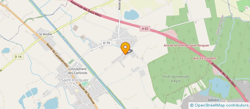 localisation de l'entreprise MADAME NELLY LAFAGE  SAINT-PORQUIER