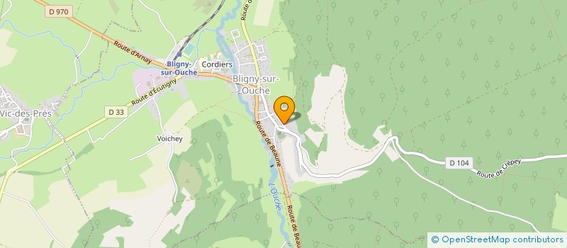 localisation de l'entreprise MADAME NELLY LALLEMANT  BLIGNY-SUR-OUCHE