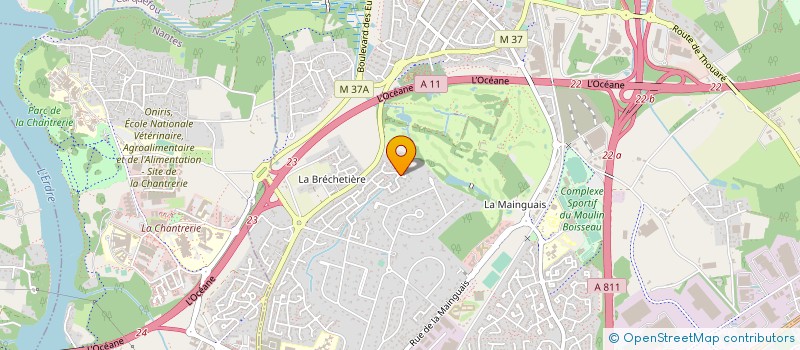 localisation de l'entreprise MADAME NELLY LANGEVIN à CARQUEFOU