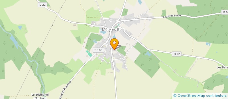 localisation de l'entreprise MADAME NELLY LAVAURE  MERY-ES-BOIS