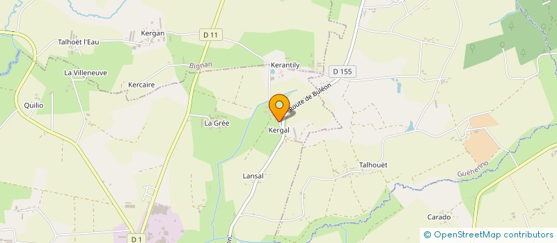 localisation de l'entreprise MADAME NELLY LE GAL  SAINT-JEAN-BREVELAY