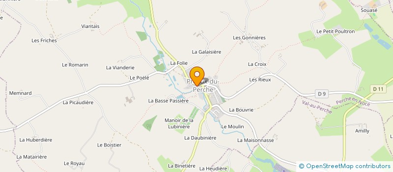 localisation de l'entreprise MADAME NELLY LEGRIS à PERCHE EN NOCE