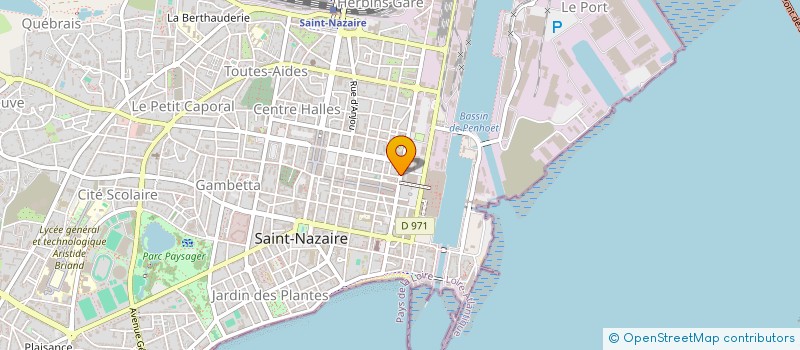localisation de l'entreprise MADAME NELLY LEMASSON à SAINT-NAZAIRE