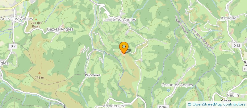 localisation de l'entreprise MADAME NELLY LEME  ARRAYOU-LAHITTE