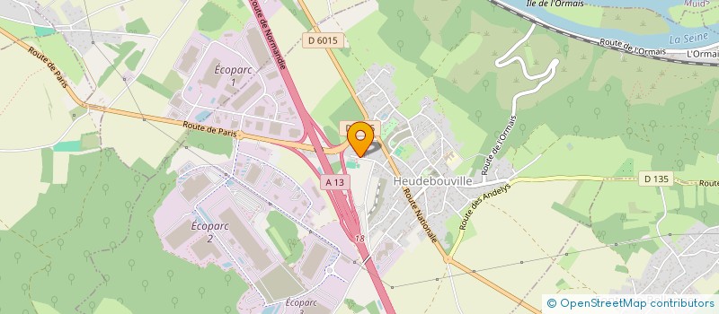 localisation de l'entreprise MADAME NELLY LEMOINE  HEUDEBOUVILLE