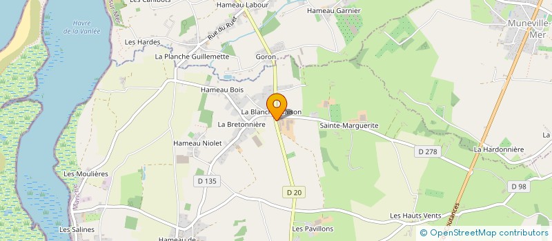 localisation de l'entreprise MADAME NELLY LENOIR  BRICQUEVILLE-SUR-MER