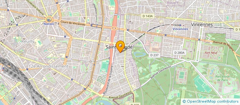 localisation de l'entreprise MADAME NELLY LIENARD à SAINT-MANDE