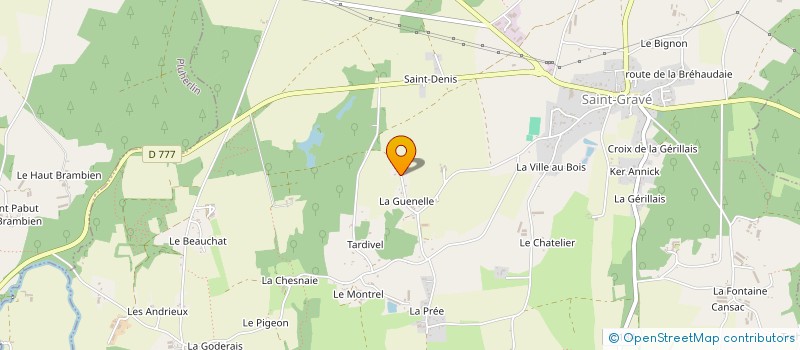 localisation de l'entreprise MADAME NELLY LODIER  SAINT-GRAVE