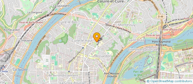 localisation de l'entreprise MADAME NELLY LOEBL  CALUIRE-ET-CUIRE