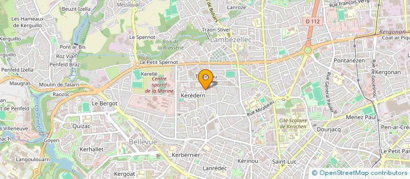 localisation de l'entreprise MADAME NELLY LOUAZE à BREST