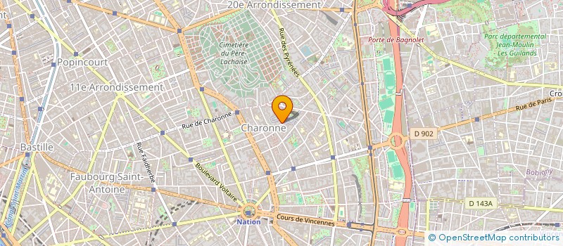 localisation de l'entreprise MADAME NELLY LUKANGA  PARIS