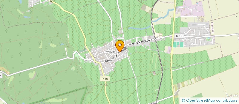 localisation de l'entreprise MADAME NELLY MAILLARD  AVIZE