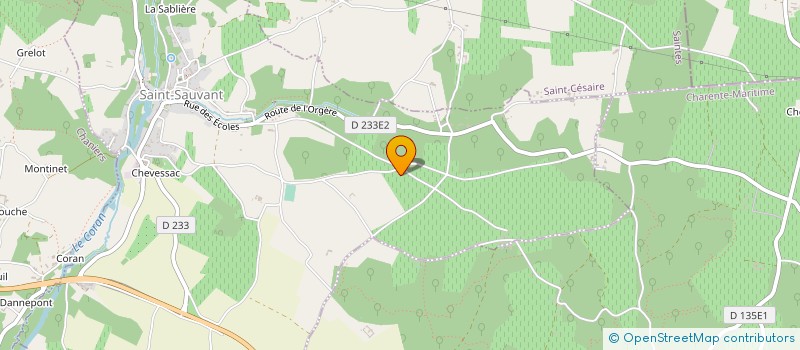 localisation de l'entreprise MADAME NELLY MAILLET  SAINT-SAUVANT