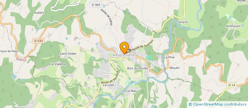 localisation de l'entreprise MADAME NELLY MAIQUES  ALBOUSSIERE