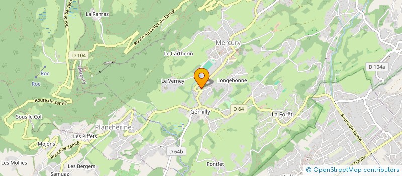 localisation de l'entreprise MADAME NELLY MARGGI  MERCURY