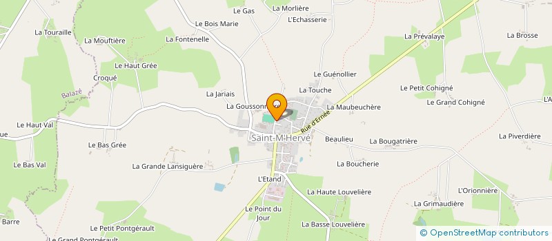 localisation de l'entreprise MADAME NELLY MARIN  SAINT-M'HERVE