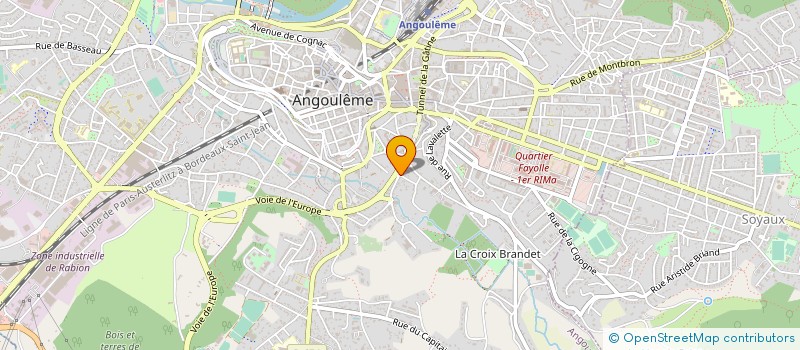 localisation de l'entreprise MADAME NELLY MAUREL à ANGOULEME