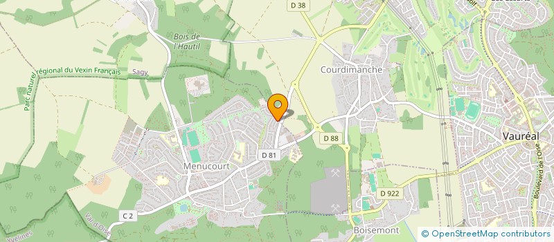 localisation de l'entreprise MADAME NELLY MAZIERES  MENUCOURT