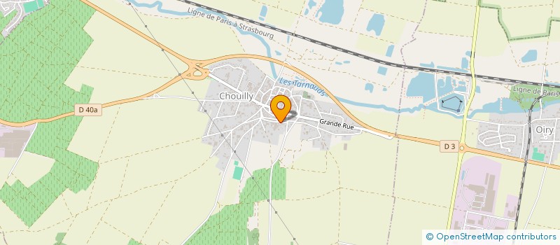 localisation de l'entreprise MADAME NELLY MELBECK  CHOUILLY