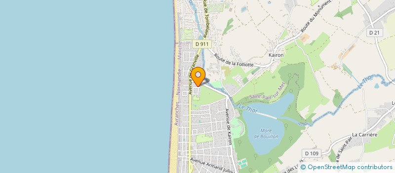 localisation de l'entreprise MADAME NELLY MENARD  JULLOUVILLE