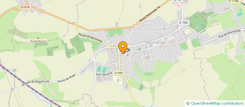 localisation de l'entreprise MADAME NELLY MEUNIER  MORHANGE