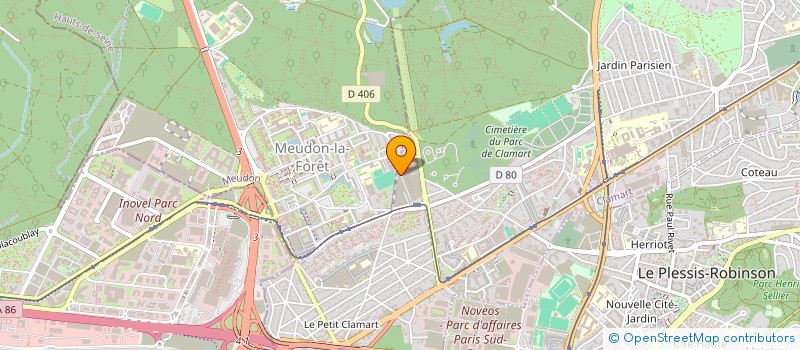 localisation de l'entreprise MADAME NELLY MICHEL à CLAMART