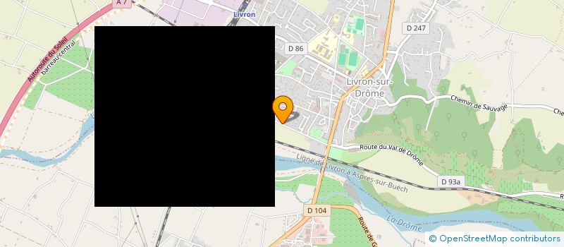 localisation de l'entreprise MADAME NELLY MORENO SANCHEZ  LIVRON-SUR-DROME