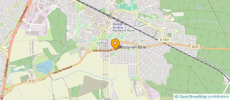 localisation de l'entreprise MADAME NELLY NACHAMPASSAK  ROISSY-EN-BRIE