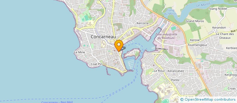 localisation de l'entreprise MADAME NELLY NICOT  CONCARNEAU