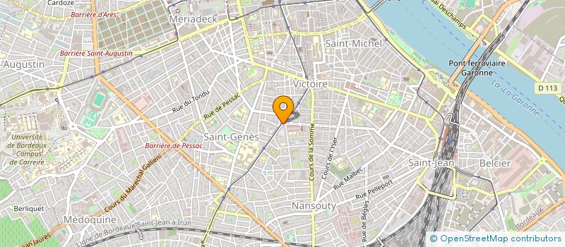 localisation de l'entreprise MADAME NELLY NTONGA à BORDEAUX