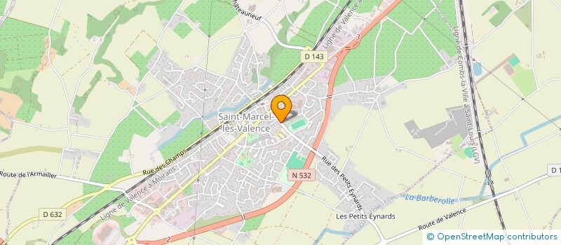 localisation de l'entreprise MADAME NELLY OLIVER  SAINT-MARCEL-LES-VALENCE