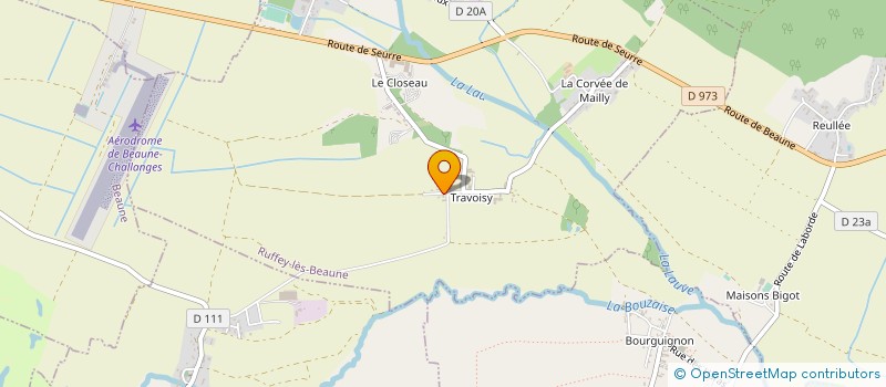 localisation de l'entreprise MADAME NELLY OSTEN  RUFFEY-LES-BEAUNE