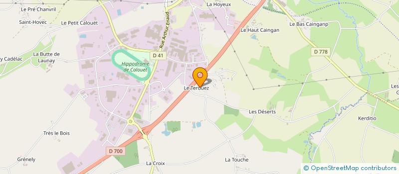 localisation de l'entreprise MADAME NELLY PAGES à LOUDEAC