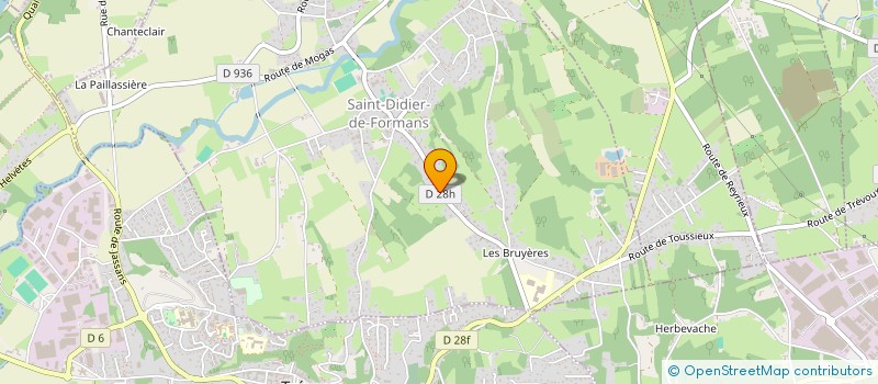 localisation de l'entreprise MADAME NELLY PAIRE  SAINT-DIDIER-DE-FORMANS