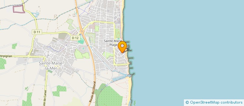 localisation de l'entreprise MADAME NELLY PASCAL  SAINTE-MARIE-LA-MER