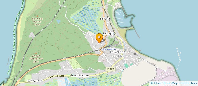 localisation de l'entreprise MADAME NELLY PAYRAT  LE VERDON-SUR-MER