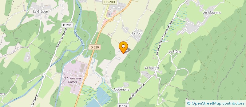 localisation de l'entreprise MADAME NELLY PELLET à ENTRE-DEUX-GUIERS