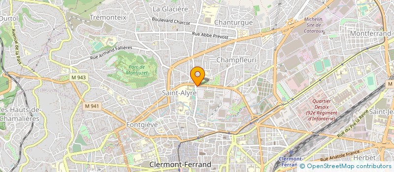 localisation de l'entreprise MADAME NELLY PELLETEY à CLERMONT-FERRAND