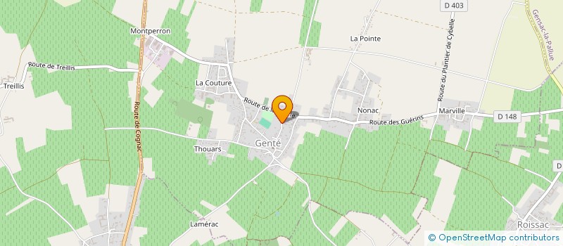 localisation de l'entreprise MADAME NELLY PERE  GENTE