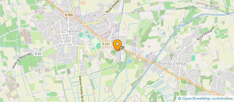 localisation de l'entreprise MADAME NELLY PERON  SARRIANS