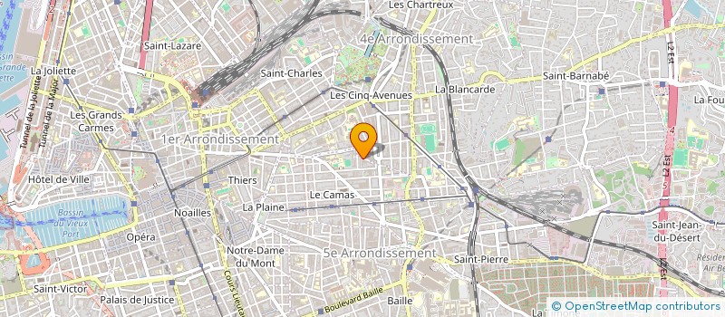 localisation de l'entreprise MADAME NELLY PHILIBERT  MARSEILLE