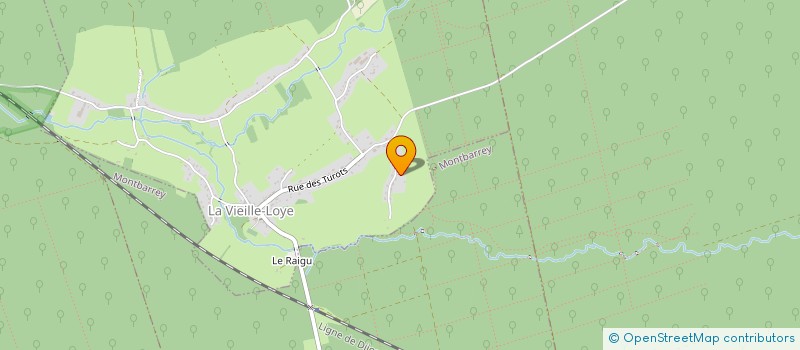 localisation de l'entreprise MADAME NELLY PIGETVIEUX  LA VIEILLE-LOYE