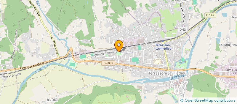 localisation de l'entreprise MADAME NELLY PINEDA MALDONADO  TERRASSON-LAVILLEDIEU