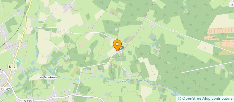 localisation de l'entreprise MADAME NELLY POIRIER  MEZERAY