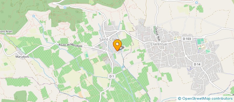 localisation de l'entreprise MADAME NELLY POMMIER  SOUVIGNARGUES