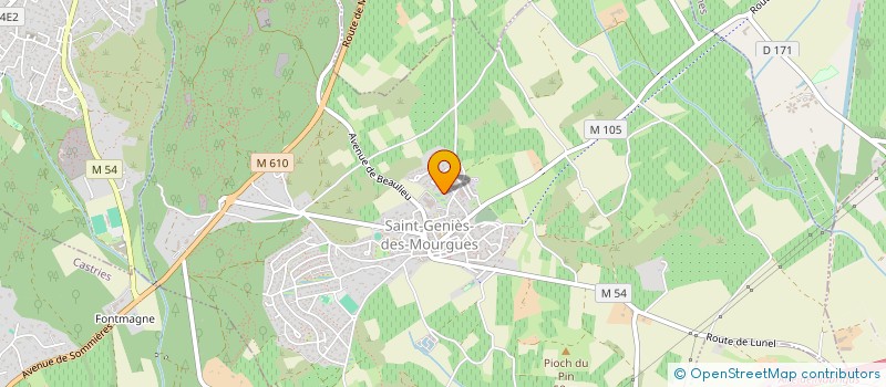 localisation de l'entreprise MADAME NELLY PORCEL  SAINT-GENIES-DES-MOURGUES