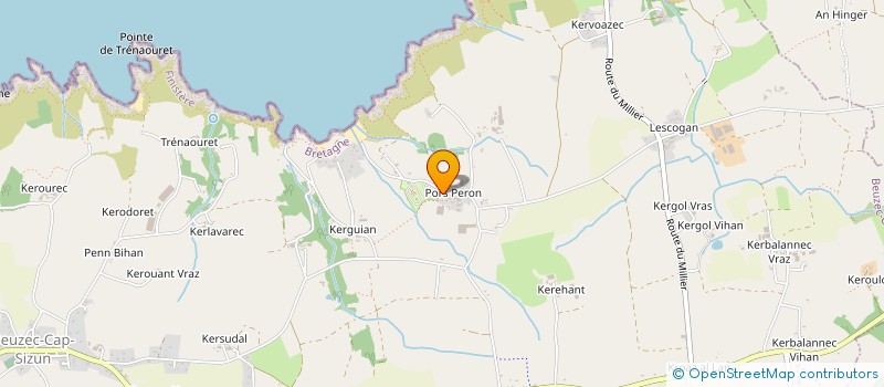 localisation de l'entreprise MADAME NELLY PORE  BEUZEC-CAP-SIZUN