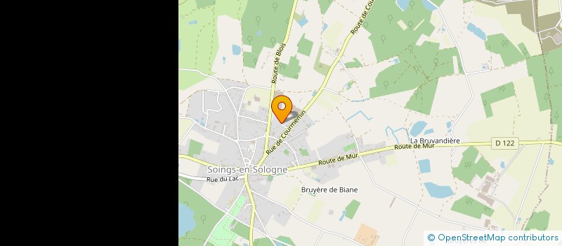 localisation de l'entreprise MADAME NELLY POSTIC  SOINGS-EN-SOLOGNE