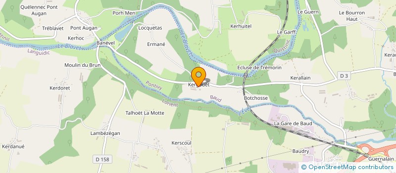 localisation de l'entreprise MADAME NELLY POURCHASSE  BAUD