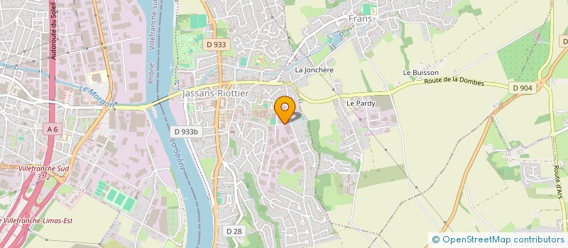 localisation de l'entreprise MADAME NELLY QUEIROS  JASSANS-RIOTTIER